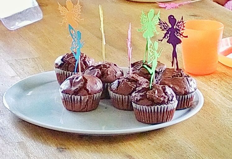 Ideen für den Feen-Kindergeburtstag - Feen-Muffin-Topper